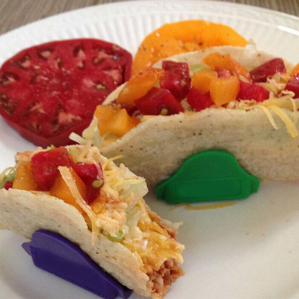 Set of 12/24pc Hard Plastic Shell Holders Serving Stand Taco Proper New AU STOCK