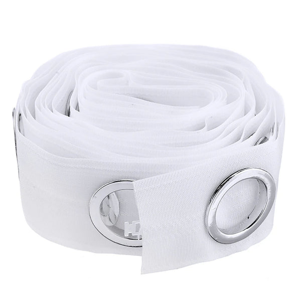 10 Meters Curtain Heading Tape With 80 Round Eyelet Rings For Curtain Blinds AUS
