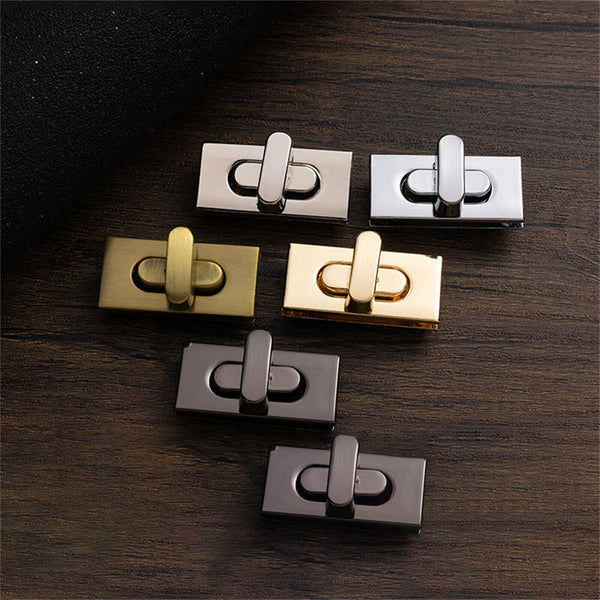 Metal Purse Handbag Closure Twist Lock Turn Lock Clasp DIY Craft Bag Purse Lock