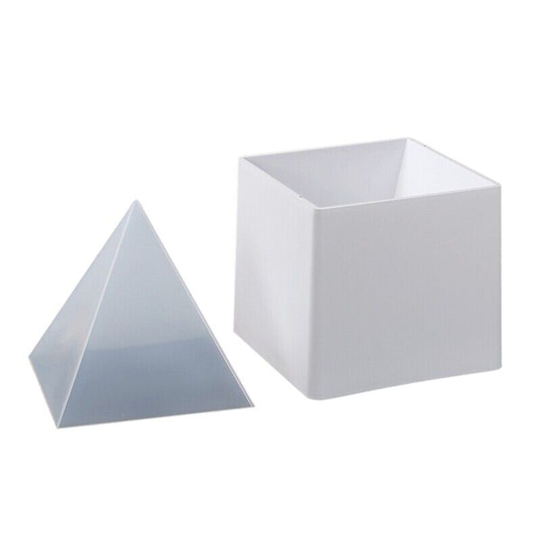 Large Pyramid Shape Silicone Mould Resin Epoxy Casting Jewelry Craft Tools 15cm