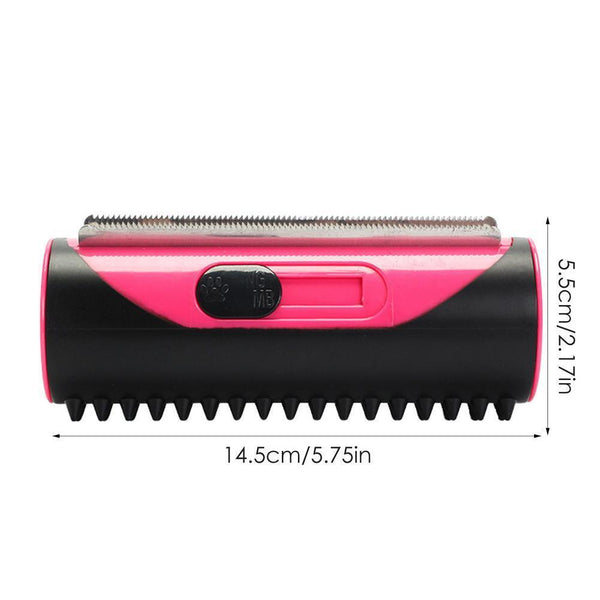 3in1 Deshedding Tool Dog Cat Horse Pet Grooming Brush Comb Hair Removal Bristle