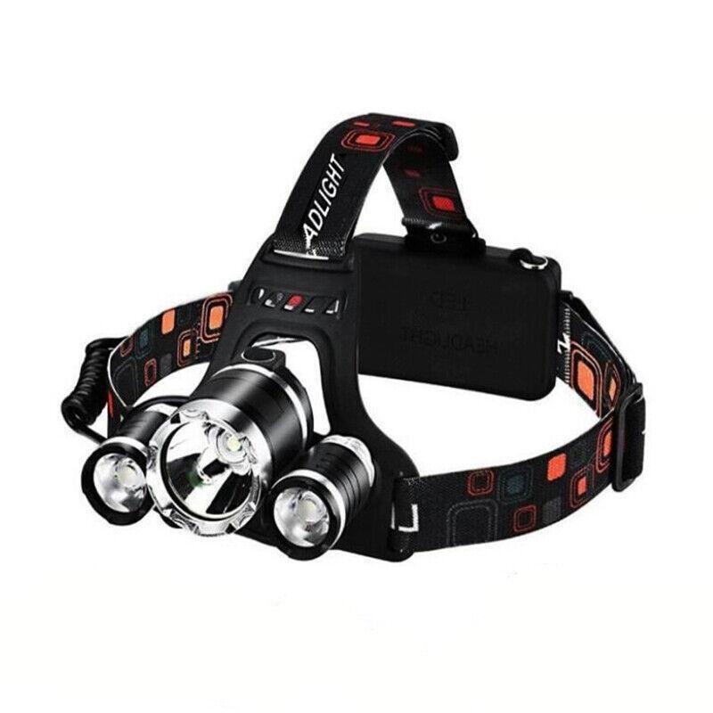 100000LM Rechargeable Headlamp 3T6 XML LED Headlight  Head Torch Flashlight AU