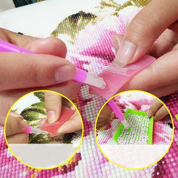 70 Piece Diamond Painting Tools Box 5D Diamond Accessories Diy Art Craft Pen Set