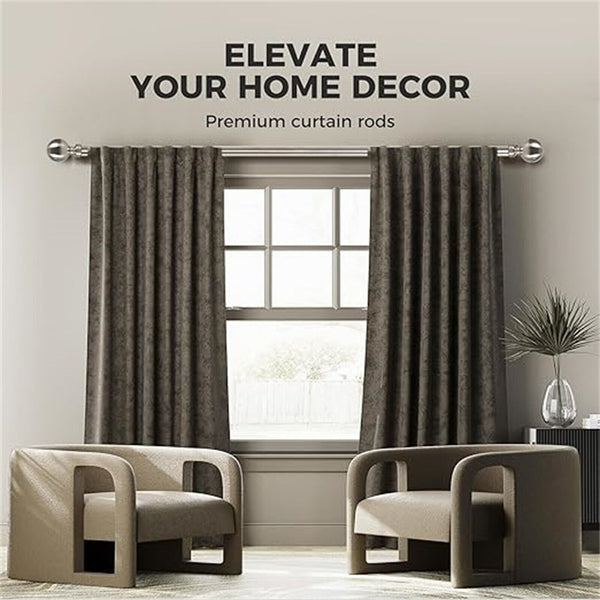 2 Set Curtain Rod Brackets Basics Adjustable Curtain Rod Tool Wall Bracket Hooks