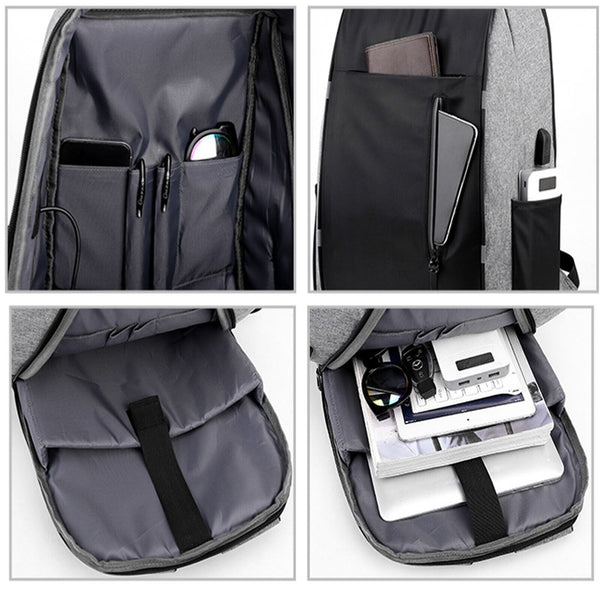Anti-theft Backpack USB Charging Waterproof Laptop Travel Shoulder School Bags