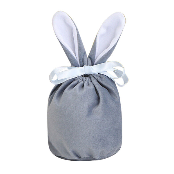 1-10x Easter Pouch Candy Bunny Jewelry Organizer Rabbit Wedding Gift Packing Bag