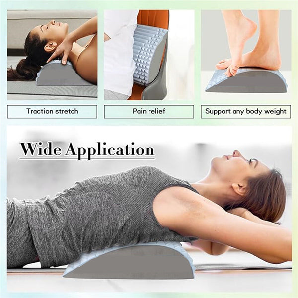 Neck And Back Stretcher Pain Fatigue Relief Acupoint Stimulation Neck Massage AU