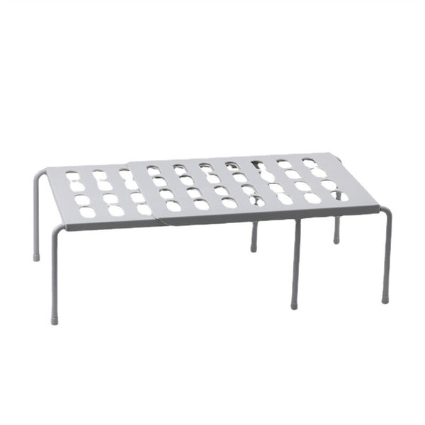 Adjustable Cupboard Storage Shelf Organiser Holder Pantry Stand Rack Kitchen