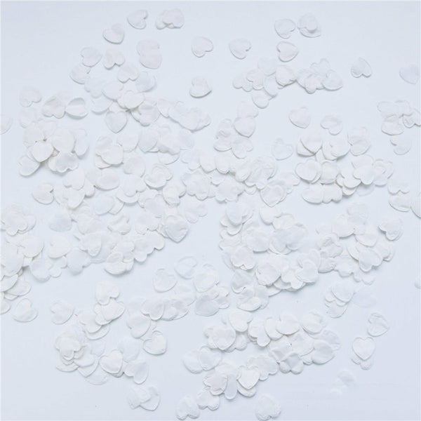 10000x White Heart Birthday Party Wedding Confetti Tissue Paper Biodegradable AU
