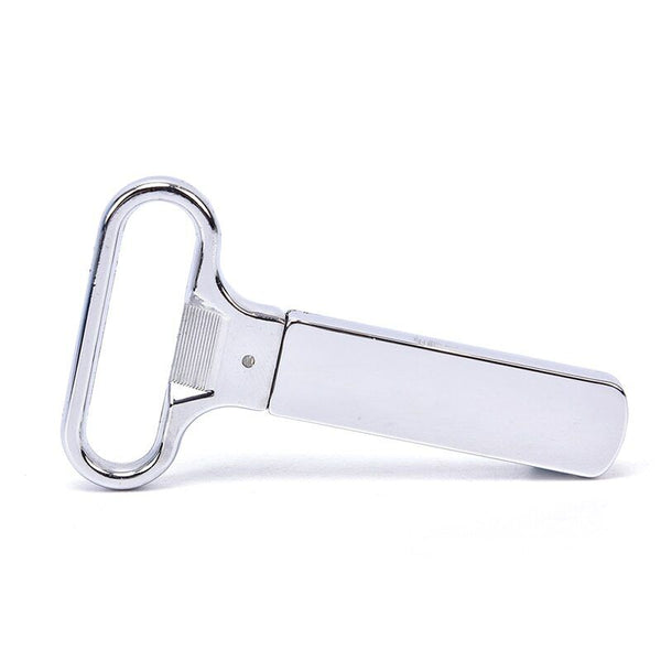 Wine Bottle Opener Cork Two-Prong Puller Damaged Cork Remover Chrome Sheath AU