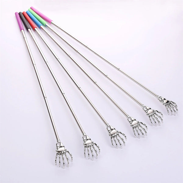 Extendable Back scratcher metal claw telescoping backscratcher massager extend - Lets Party