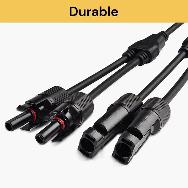 1/2 Pairs Solar Y Connector Cable Plug Inline Solar Panel IP67 30A 2 Connection