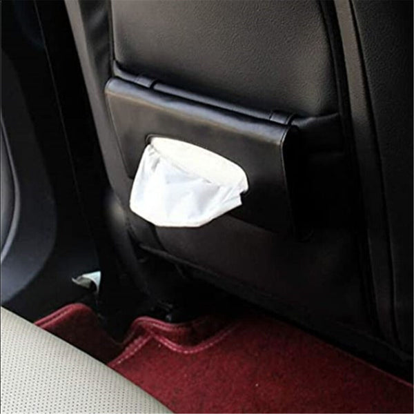 UP 3PCS Car Tissue Holder Mask PU Leather Tissue Visor Holder for Car BackseatAU