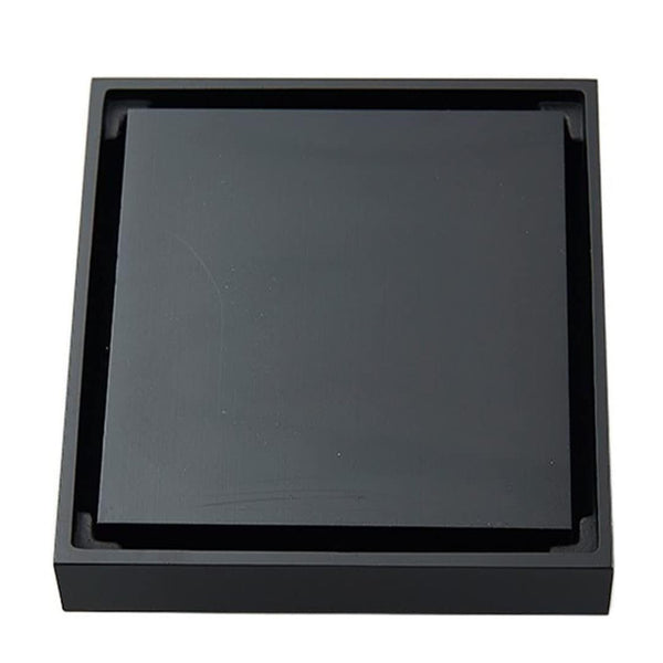 1/2/5PCS 10cm Tile Insert Square Smart Floor Grate Waste Drain Shower Bathroom