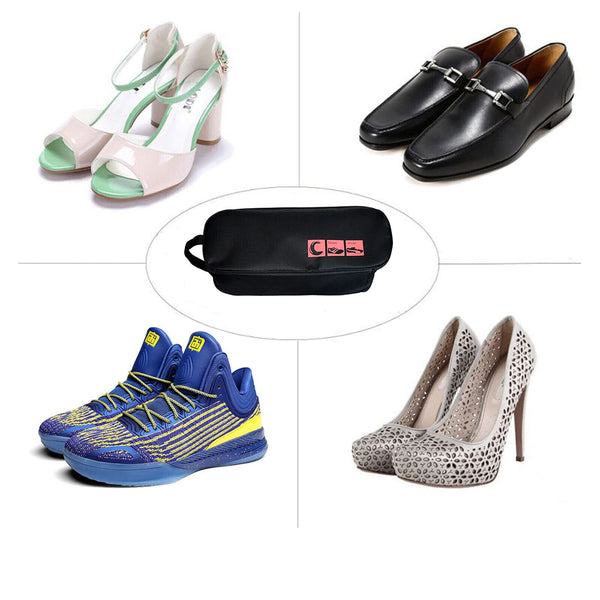 Waterproof Portable Shoe Bags Case Travel Sports Storage Tote View Window