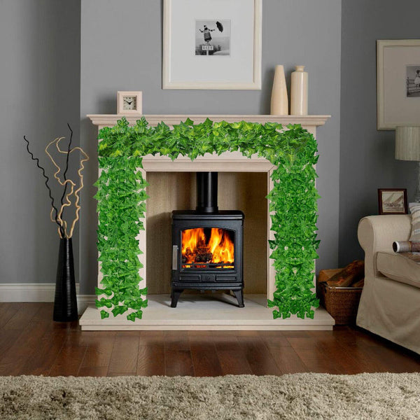 12X 2M Fake Artificial Ivy Vine Foliage Flowers Hanging Leaf Garland Plant Party