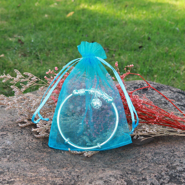 10-100pcs Organza Bag Sheer Bags Candy Packaging Jewellery Gift Wedding Pouch AU - Lets Party