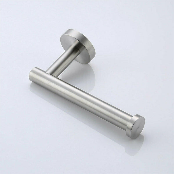 1X Mounted Toilet Paper Roll Holder Stainless Steel Hook Bathroom Wall StorageAU