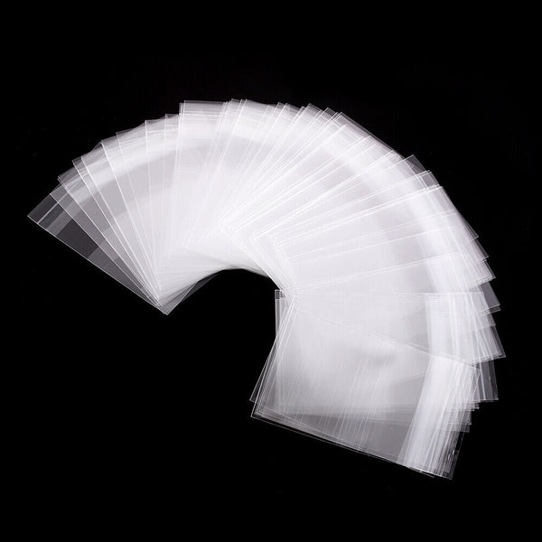 100X Clear Plastic Candy Packaging Bags Self Adhesive Cookie Biscuit Gift Bags