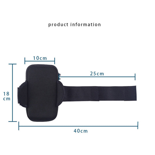 Mobile Phone Holder Bag Arm Band Sports Running Jogging Gym Exercise Pouch Case