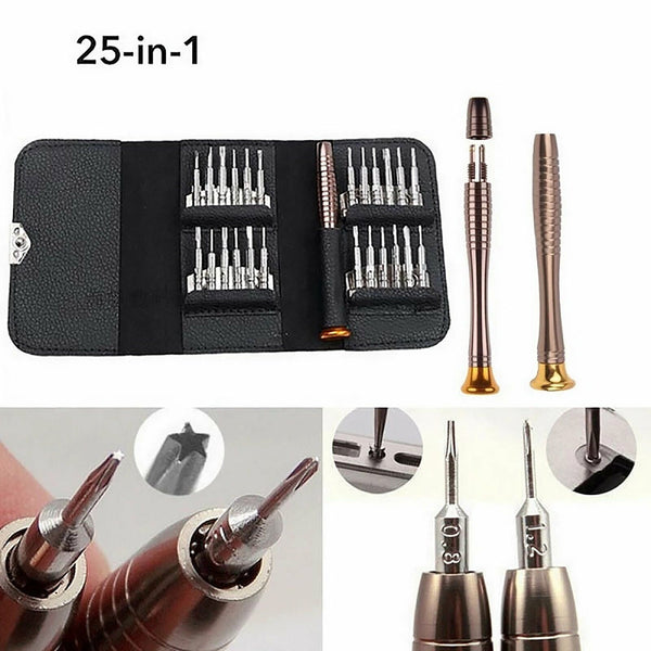 25 in 1 Precision Screwdriver Set Tool Kit Mini Small Torx for Laptop Repair Fix