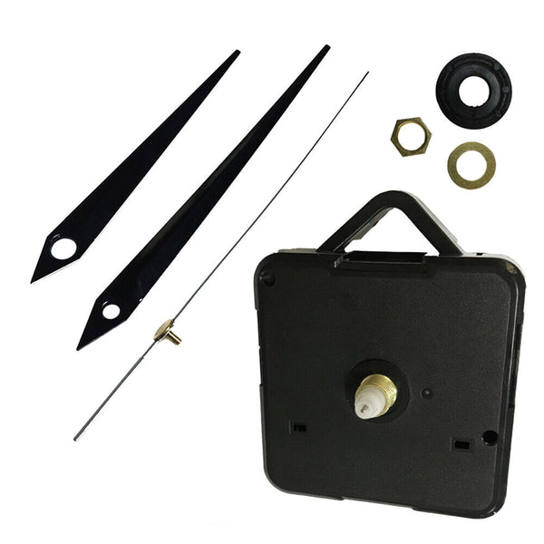2X Silent DIY Quartz Movement Wall Clock Motor Mechanism Long Spindle Repair Kit