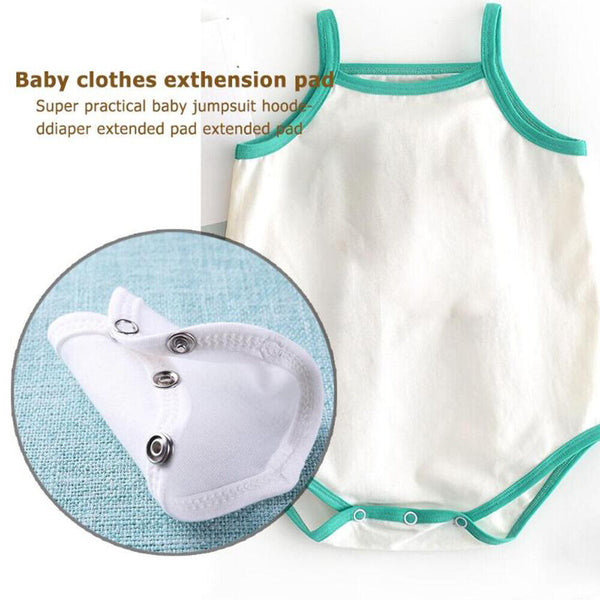 3Pcs Baby Bodysuit Extension Cloth Kids Romper Toddler Vest Extender Accessories
