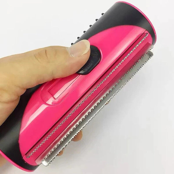 3in1 Deshedding Tool Dog Cat Horse Pet Grooming Brush Comb Hair Removal Bristle