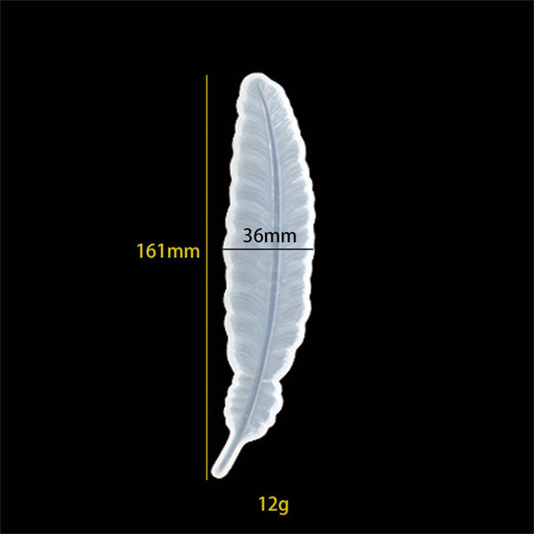 Silicone Feather Bookmark Resin Epoxy Mold Pendant Making Casting Mould Craft AU