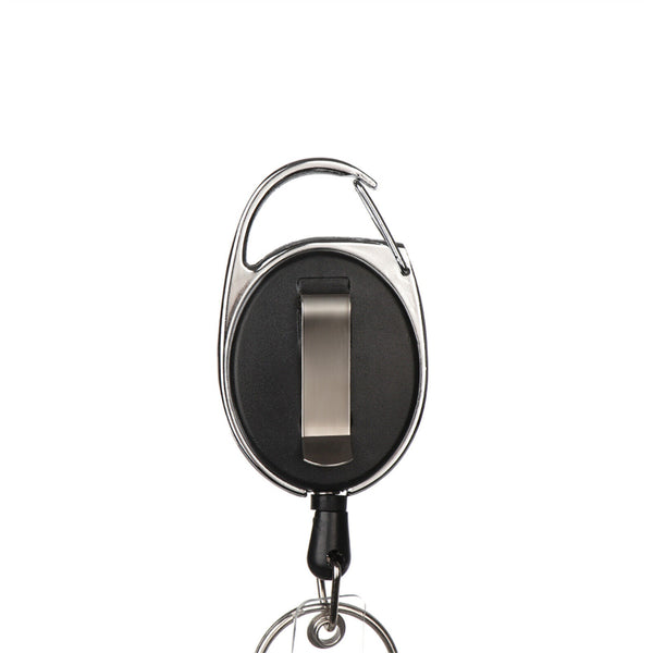 2 Set Black Open Face Double Sided Rigid Plastic ID Access Card Badge Holder AU