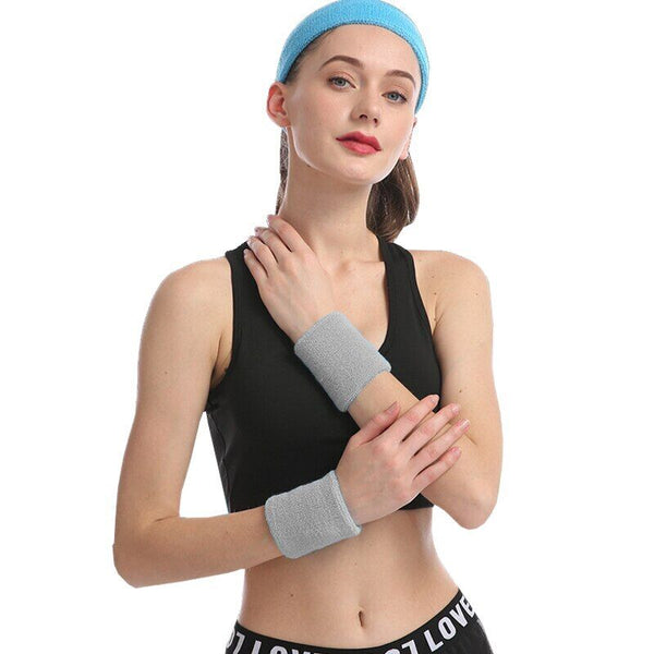 Cotton Wristbands Wrist Band Bands Sweatbands Sweat Band for Sport Tennis