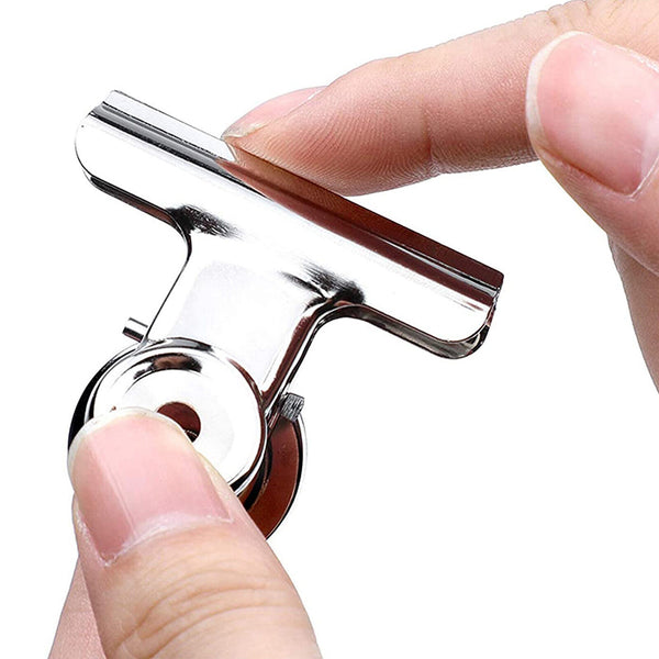 Office Magnetic Bulldog Clips Memo Note Holder Magnet Message Clip AUS