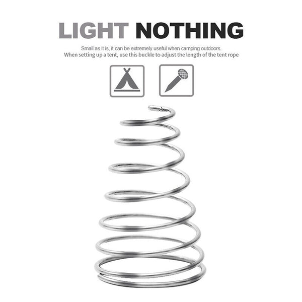 10pcs Tent Stakes Deck Anchor Pegs Camping Outdoor Spring Fishbone Fixed Nails