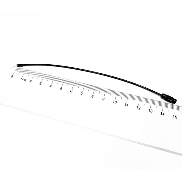 24PCS Stainless Steel Wire Rope Keychain Key Ring Cable For Outdoor Hiking Sport