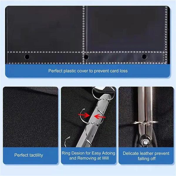 900 Pockets Card Album Spots Binder Book Card Collectors Holder Case For Cards