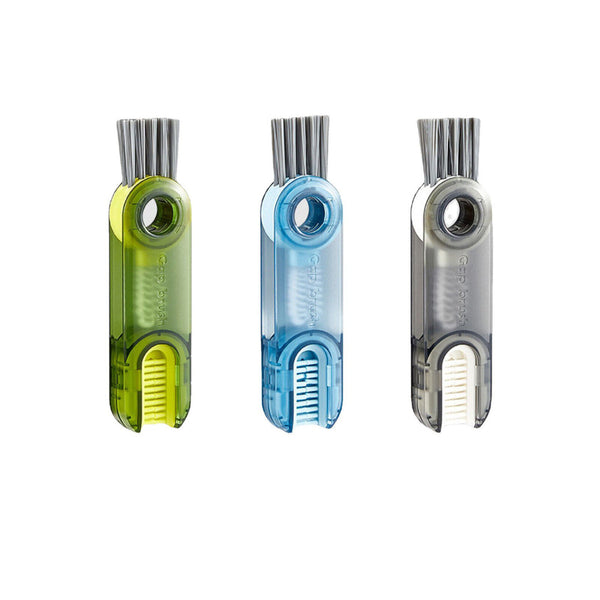 1/3pcs 3 in1 Tiny Bottle Cup Lid Detail Multi-Functional Crevice Cleaning Brush