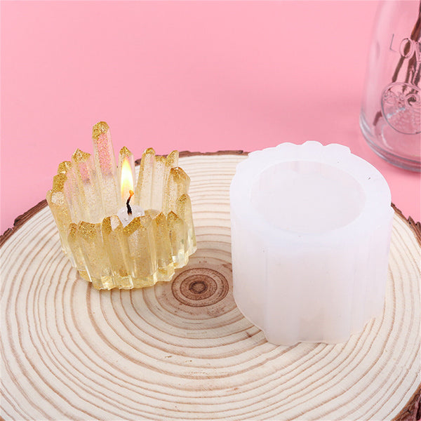 1/2X Resin Candle Holder Molds Silicone Candlestick Mould Epoxy Casting Mold AUS