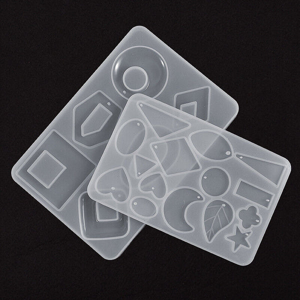 Silicone Earring Pendant Jewelry Making Mold Resin Casting Mould Craft DIY Tool
