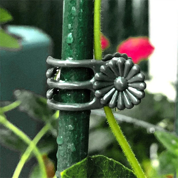 100Pcs Plant Garden Clips Vegetable Support Flower Holding Vine Orchid Clips AUS