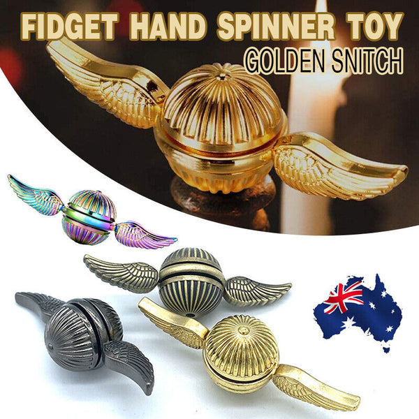 Golden Snitch Fidget Hand Spinner Toy Spinners Gyro Finger ADHD Autism Gifts AU