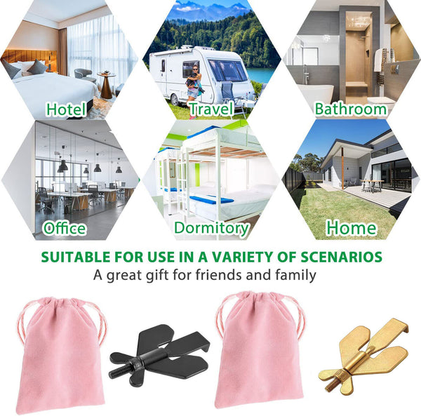 Portable Door Lock Security Safety Travel Hotel Home Addalock Safe-Lock New