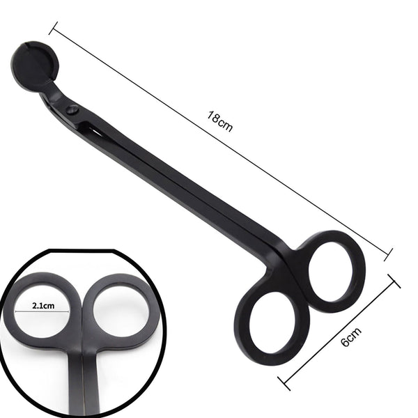 Steel Candle Wick Trimmer Oil Lamp Trim Scissor Cutter Tool Hook Clipper Candles