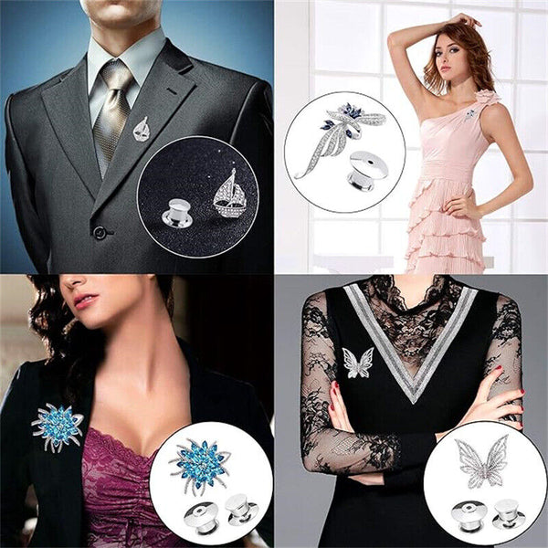 Backs Locking Pin Keepers Badge-Pin Locks Pin For Lapel Enamel Hat Pins