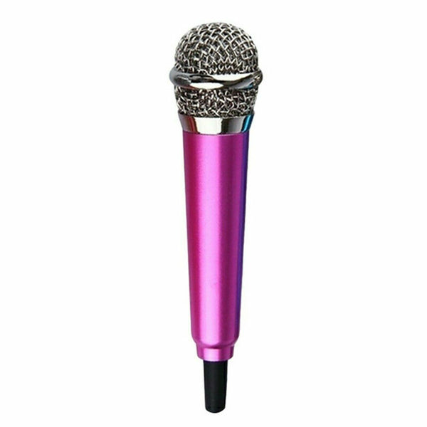 Mini Microphone Portable Vocal Instrument Mic for Mobile Phone Laptop Notebook A