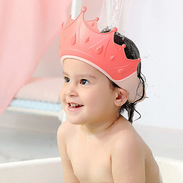 Adjustable Kids Baby Shower Cap Children Shampoo Bath Wash Hair Shield Visor Hat