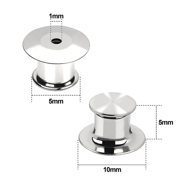 Backs Locking Pin Keepers Badge-Pin Locks Pin For Lapel Enamel Hat Pins