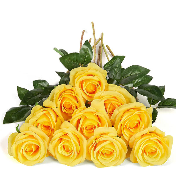 51cm Long Stem Artificial Rose Flowers Velvet Bunch Wedding Home Bouquet