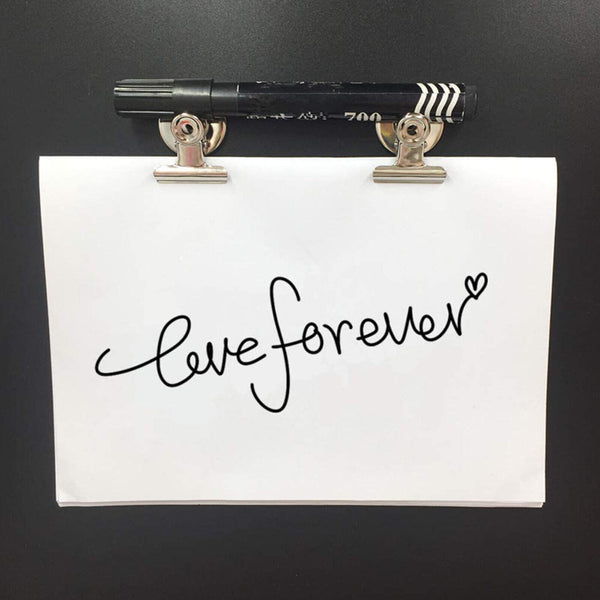 Office Magnetic Bulldog Clips Memo Note Holder Magnet Message Clip AUS