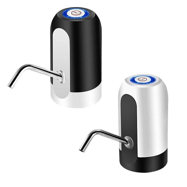 Electric Water Bottle Pump Dispenser Drinking USB Button Black White Drinking AU