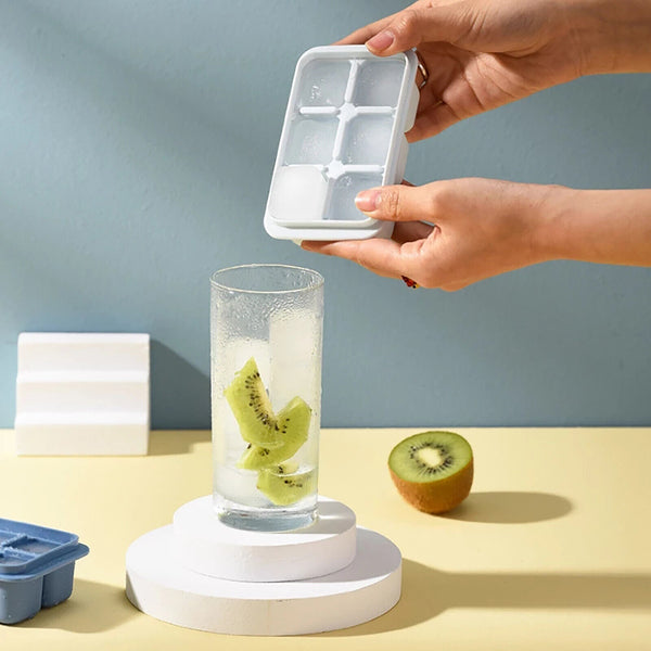 Up 9X Large Ice Cube Tray Mold with Lid Home Kitchen Ice Maker Jelly Tool Mould